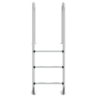 vidaXL Pool Ladder 54x38x158 cm 304 Stainless Steel - Giant Lobelia