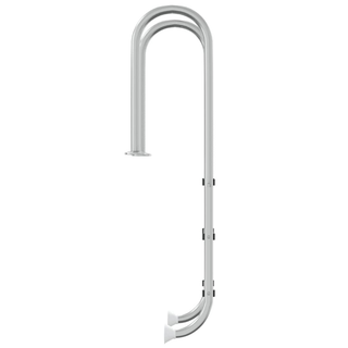 vidaXL Pool Ladder 54x38x158 cm 304 Stainless Steel - Giant Lobelia