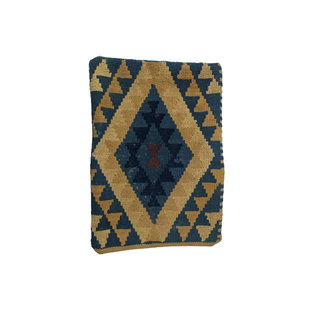 Kilim Handwoven Barley Corn Cushion Cover - Giant Lobelia