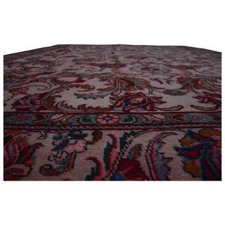 Overdyed Vintage Pink Oriental Rug - Giant Lobelia