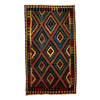 Nomadic Metal Kilim Rugs - Giant Lobelia