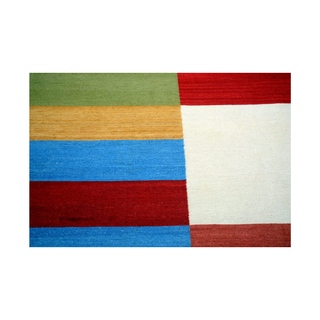 Handmade Genuine Woolen Colorful Rug - Giant Lobelia