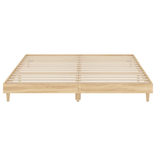 Bed Frame Sonoma Oak 120x200 cm Engineered Wood - Giant Lobelia