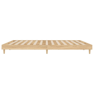 Bed Frame Sonoma Oak 120x200 cm Engineered Wood - Giant Lobelia