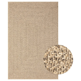 vidaXL Rug 200x290 cm Jute Look Indoor and Outdoor - Giant Lobelia