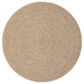 vidaXL Rug 120 cm Jute Look Indoor and Outdoor - Giant Lobelia