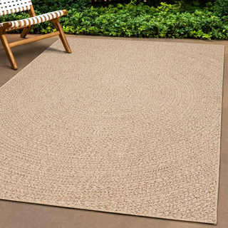 Rug 160x230 cm Jute Look Indoor and Outdoor - Giant Lobelia