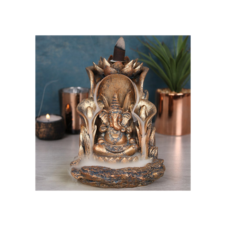 Bronze Ganesh Backflow Incense Burner - Giant Lobelia