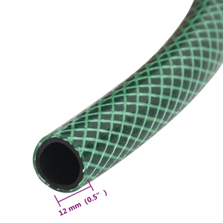 vidaXL Garden Hose Green 0.6" 30 m PVC - Giant Lobelia