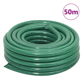 Garden Hose with Fitting Set Green 0.9" 50 m PVC - Giant Lobelia