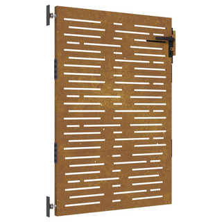 vidaXL Garden Gate 85x150 cm Corten Steel Square Design - Giant Lobelia