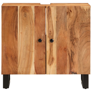 vidaXL Sink Cabinet 62x33x58 cm Solid Wood Acacia and Engineered Wood - Giant Lobelia