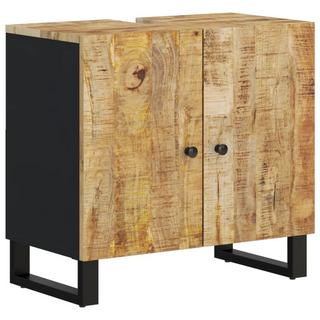 vidaXL Sink Cabinet 62x33x58 cm Solid Wood Mango and Engineered Wood - Giant Lobelia