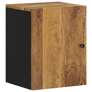 Bathroom Wall Cabinet 38x33x48 cm Solid Wood Mango - Giant Lobelia