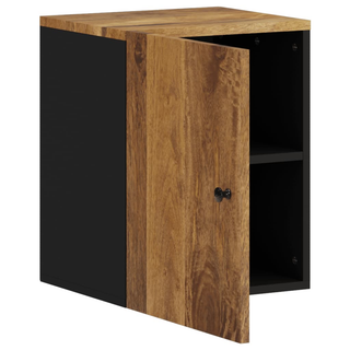 Bathroom Wall Cabinet 38x33x48 cm Solid Wood Mango - Giant Lobelia