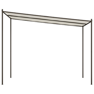 Gazebo White 3x3 m 180 g/m² Fabric and Steel - Giant Lobelia