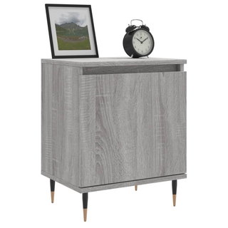 Bedside Cabinet Grey Sonoma 40x30x50 cm Engineered Wood - Giant Lobelia