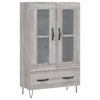 vidaXL Highboard Grey Sonoma 69.5x31x115 cm Engineered Wood - Giant Lobelia