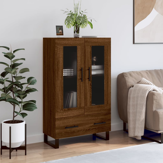 vidaXL Highboard Brown Oak 69.5x31x115 cm Engineered Wood - Giant Lobelia