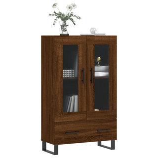 vidaXL Highboard Brown Oak 69.5x31x115 cm Engineered Wood - Giant Lobelia