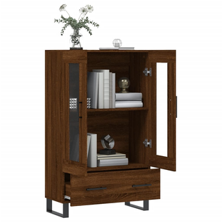 vidaXL Highboard Brown Oak 69.5x31x115 cm Engineered Wood - Giant Lobelia