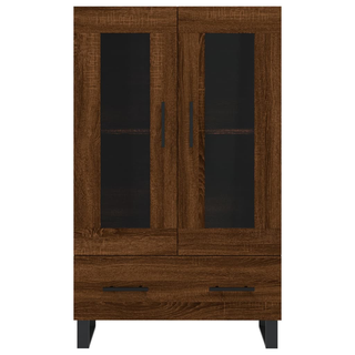 vidaXL Highboard Brown Oak 69.5x31x115 cm Engineered Wood - Giant Lobelia