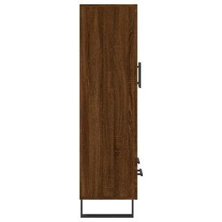 vidaXL Highboard Brown Oak 69.5x31x115 cm Engineered Wood - Giant Lobelia