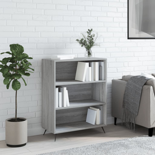 Bookcase Grey Sonoma 69.5x32.5x90 cm Engineered Wood - Giant Lobelia