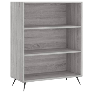 Bookcase Grey Sonoma 69.5x32.5x90 cm Engineered Wood - Giant Lobelia