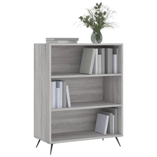 Bookcase Grey Sonoma 69.5x32.5x90 cm Engineered Wood - Giant Lobelia