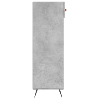 Shoe Cabinet Concrete Grey 60x35x105 cm Engineered Wood - Giant Lobelia