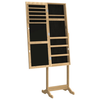 Mirror Jewellery Cabinet Free Standing 42x38x152 cm - Giant Lobelia