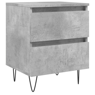 Bedside Cabinet Concrete Grey 40x35x50 cm Engineered Wood - Giant Lobelia