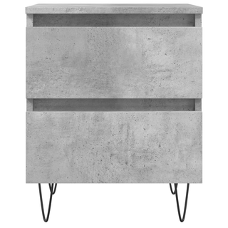 Bedside Cabinet Concrete Grey 40x35x50 cm Engineered Wood - Giant Lobelia