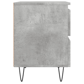 Bedside Cabinet Concrete Grey 40x35x50 cm Engineered Wood - Giant Lobelia