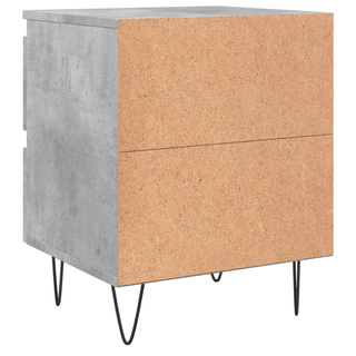 Bedside Cabinet Concrete Grey 40x35x50 cm Engineered Wood - Giant Lobelia