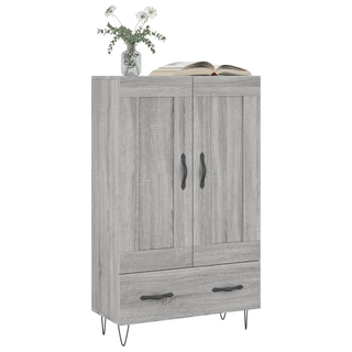 vidaXL Highboard Grey Sonoma 69.5x31x115 cm Engineered Wood - Giant Lobelia