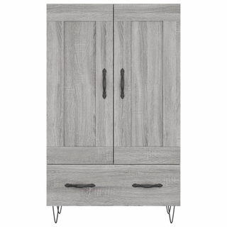 vidaXL Highboard Grey Sonoma 69.5x31x115 cm Engineered Wood - Giant Lobelia