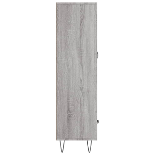 vidaXL Highboard Grey Sonoma 69.5x31x115 cm Engineered Wood - Giant Lobelia