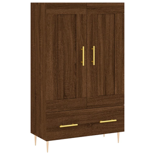 vidaXL Highboard Brown Oak 69.5x31x115 cm Engineered Wood - Giant Lobelia