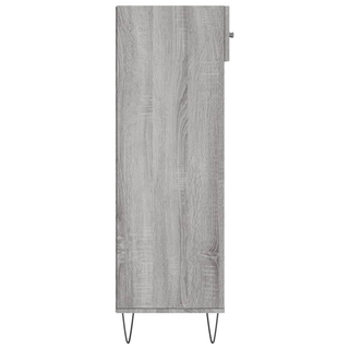 Shoe Cabinet Grey Sonoma 60x35x105 cm Engineered Wood - Giant Lobelia