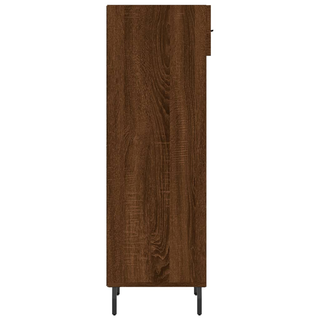 Shoe Cabinet Brown Oak 30x35x105 cm Engineered Wood - Giant Lobelia