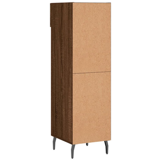 Shoe Cabinet Brown Oak 30x35x105 cm Engineered Wood - Giant Lobelia