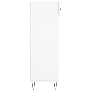 Shoe Cabinet White 60x35x105 cm Engineered Wood - Giant Lobelia