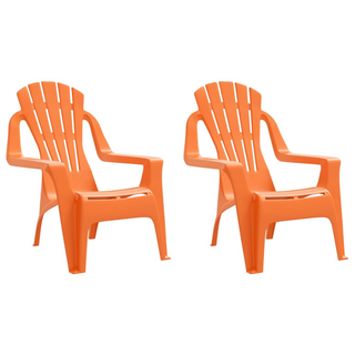 Garden Chairs for Children Orange - Durable & Stylish - Giant Lobelia