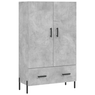 vidaXL Highboard Concrete Grey 69.5x31x115 cm Engineered Wood - Giant Lobelia