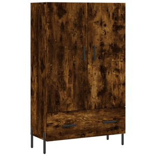 vidaXL Highboard Smoked Oak 69.5x31x115 cm Engineered Wood - Giant Lobelia