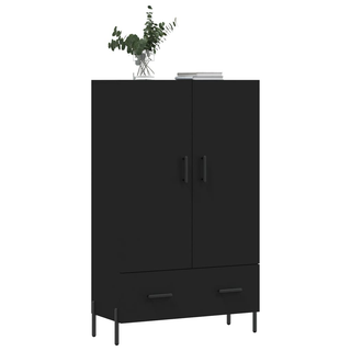 vidaXL Highboard Black 69.5x31x115 cm Engineered Wood - Giant Lobelia