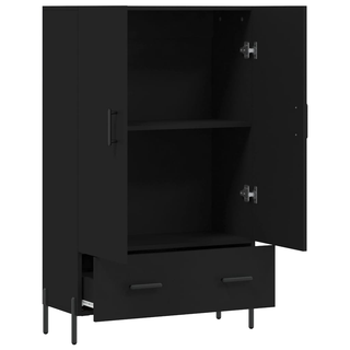 vidaXL Highboard Black 69.5x31x115 cm Engineered Wood - Giant Lobelia