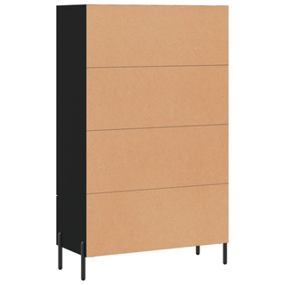 vidaXL Highboard Black 69.5x31x115 cm Engineered Wood - Giant Lobelia